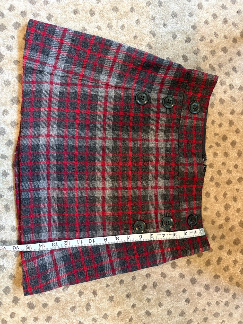 GAP vintage wool mini skirt size 4